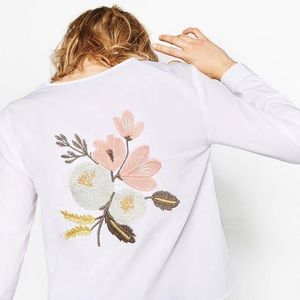Zara Embroidered Blouse